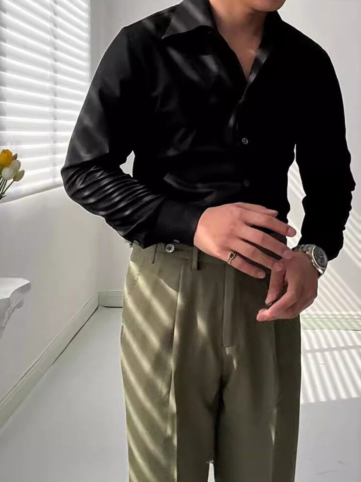 HARRISON OF CALIFORNIA | ITALIAN ATHLETIC SHIRT FOR MEN IN BAMBOO