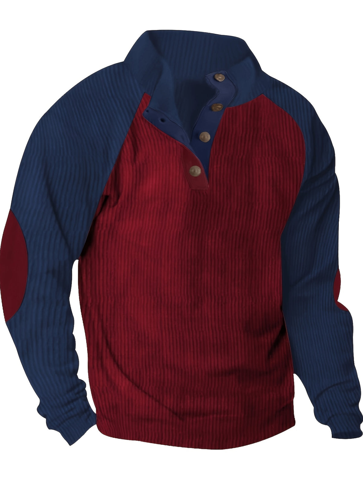 COLOR BLOCK KNIT SHIRT FOR MEN (VIP)