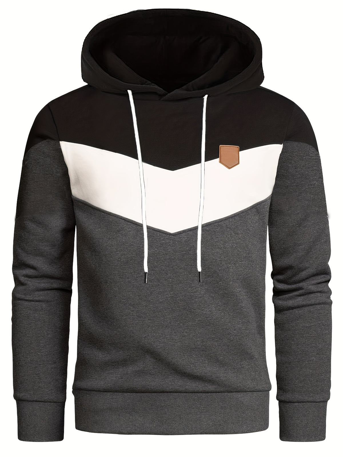 COLOR BLOCK KNIT HOODIE FOR MEN (VIP)