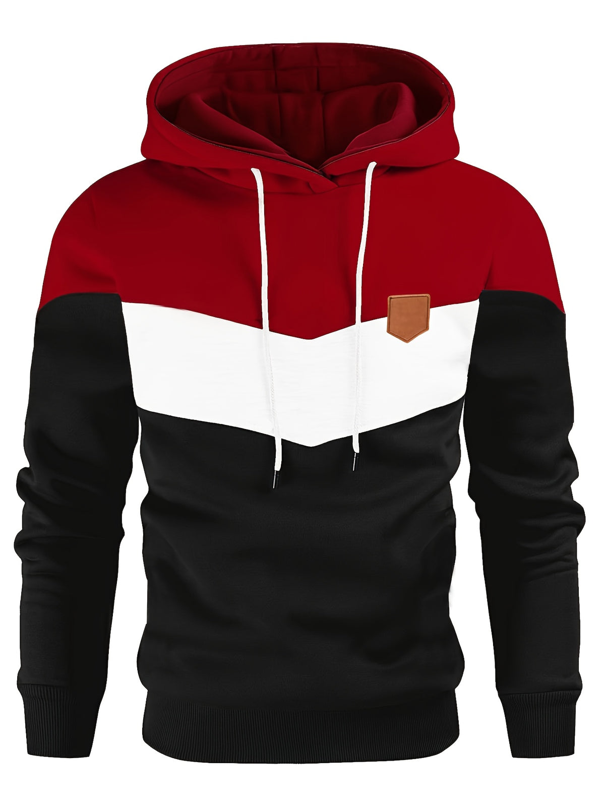 COLOR BLOCK KNIT HOODIE FOR MEN (VIP)