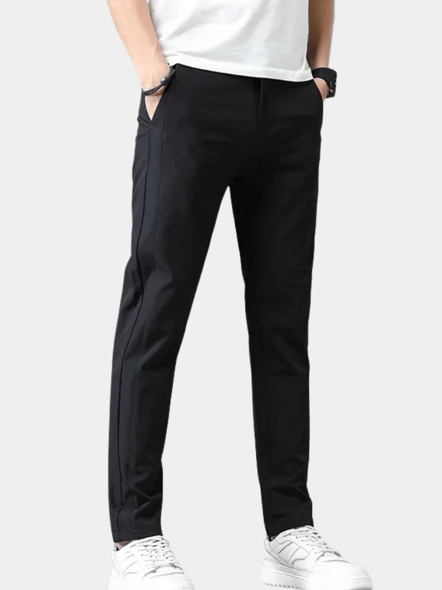HARRISON OF CALIFORNIA | ULTRA LIGHT SLIMFIT PANTS FOR SUMMER AND SPORTS