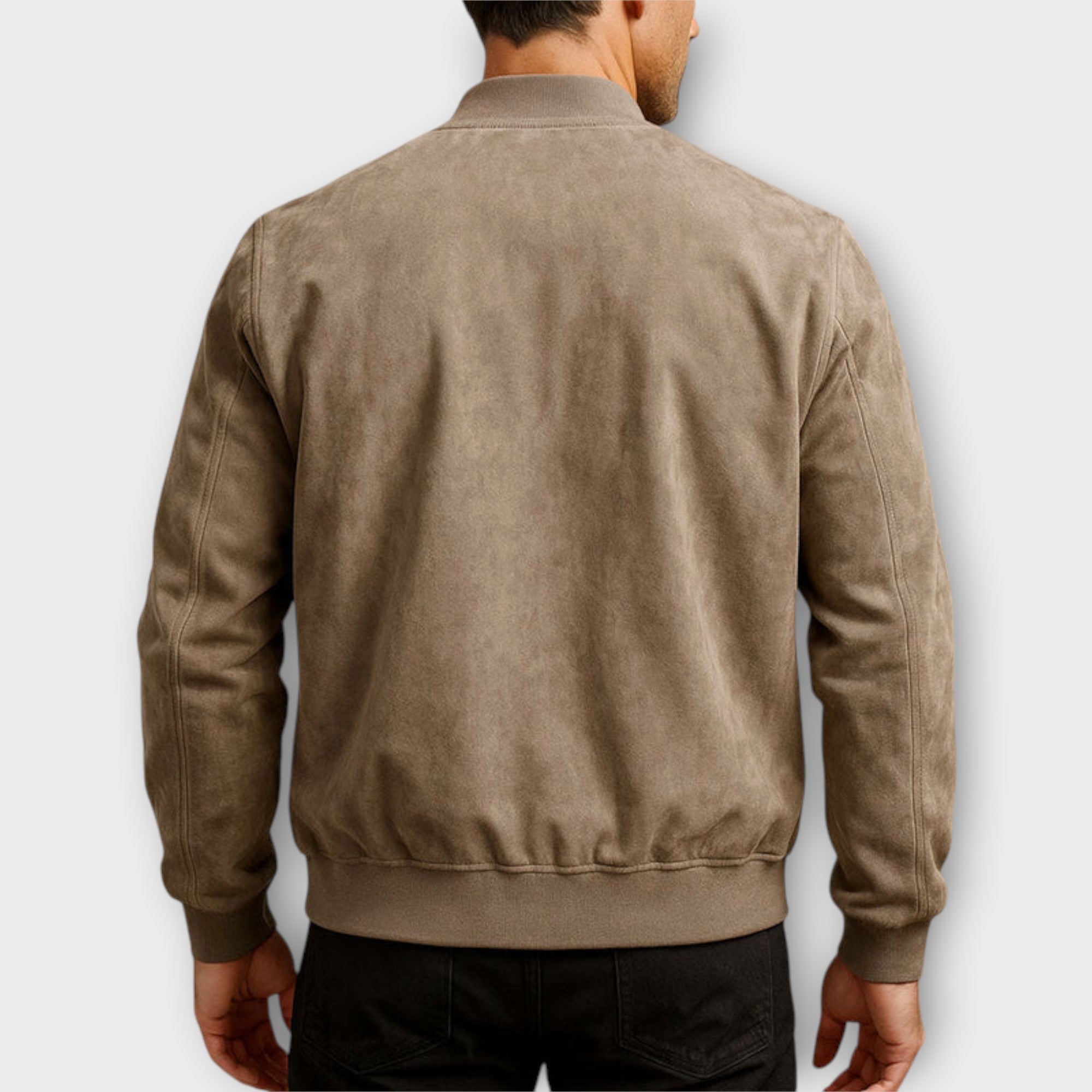 HARRISON OF CALIFORNIA | MENS SUEDE BOMBER JACKET