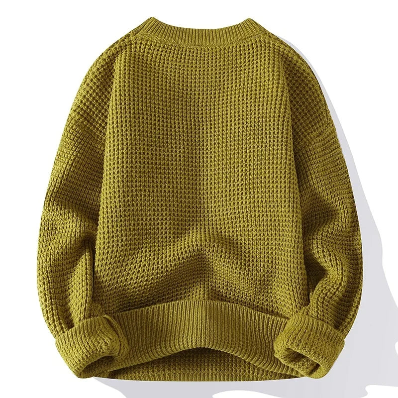 TEXTURED KNIT SWEATER FOR MEN