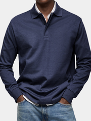 HARRISON OF CALIFORNIA | LUXURY LONG-SLEEVED POLO