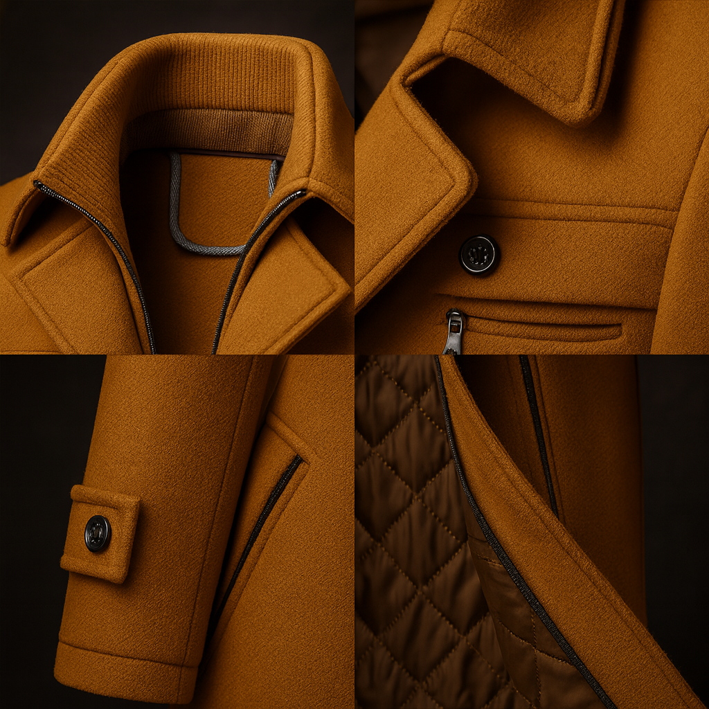 HARRISON OF CALIFORNIA | WOOL COAT FOR MEN