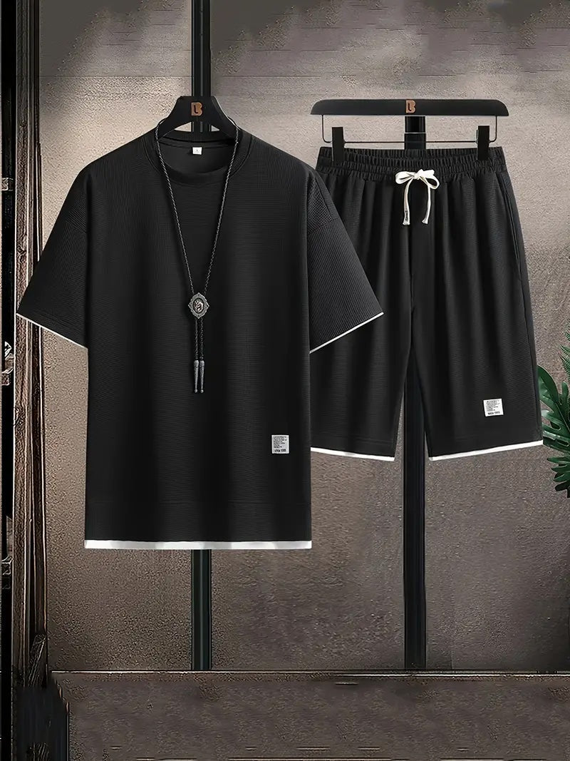 WAFFLE LOUNGE SET FOR MEN