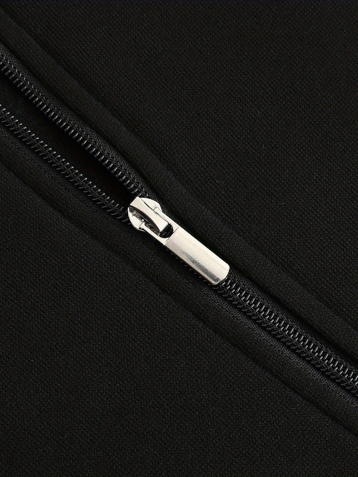 SOLID HIGH NECK HOODIE FOR MEN