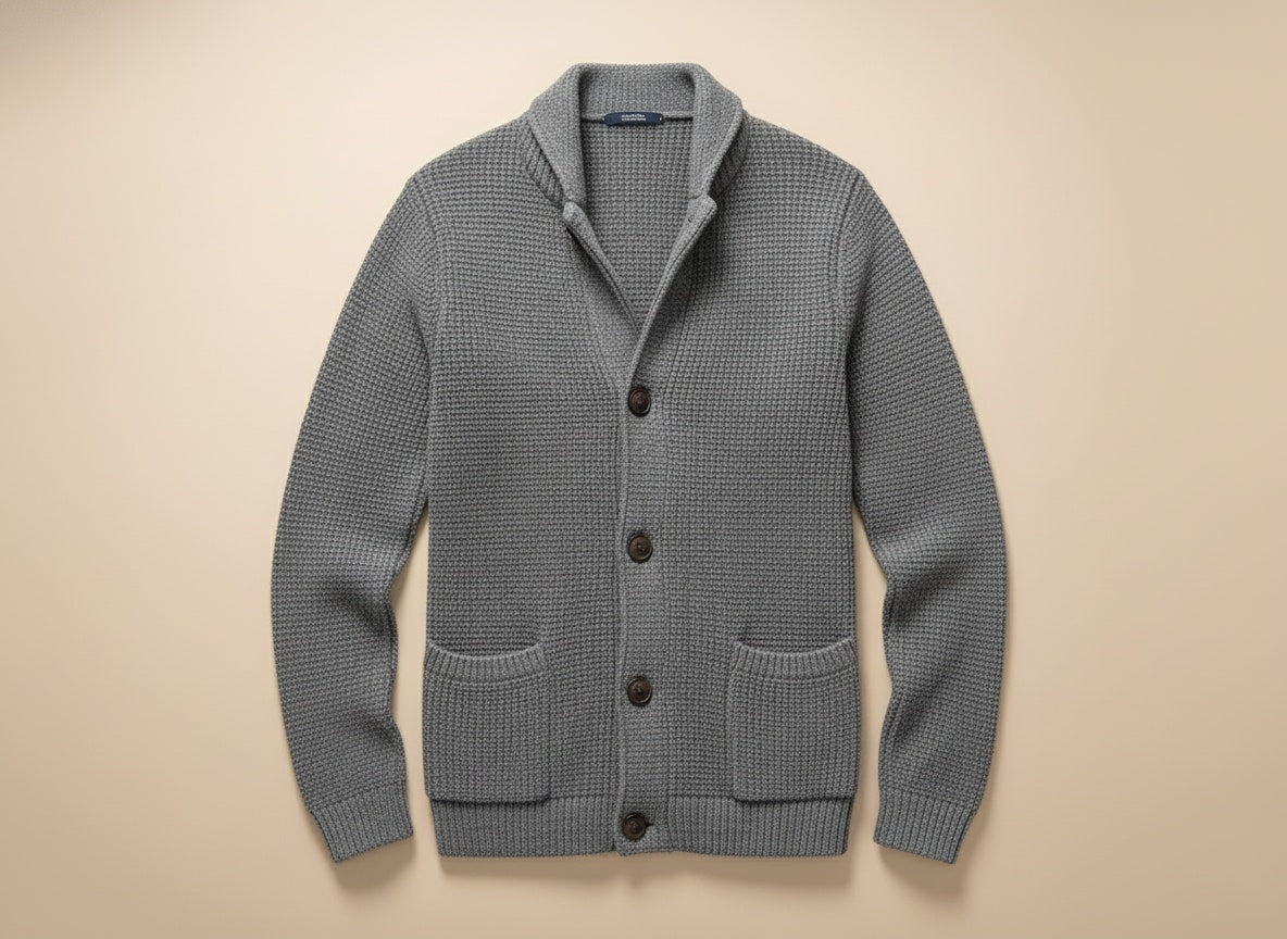 HARRISON OF CALIFORNIA | WOOL CARDIGAN