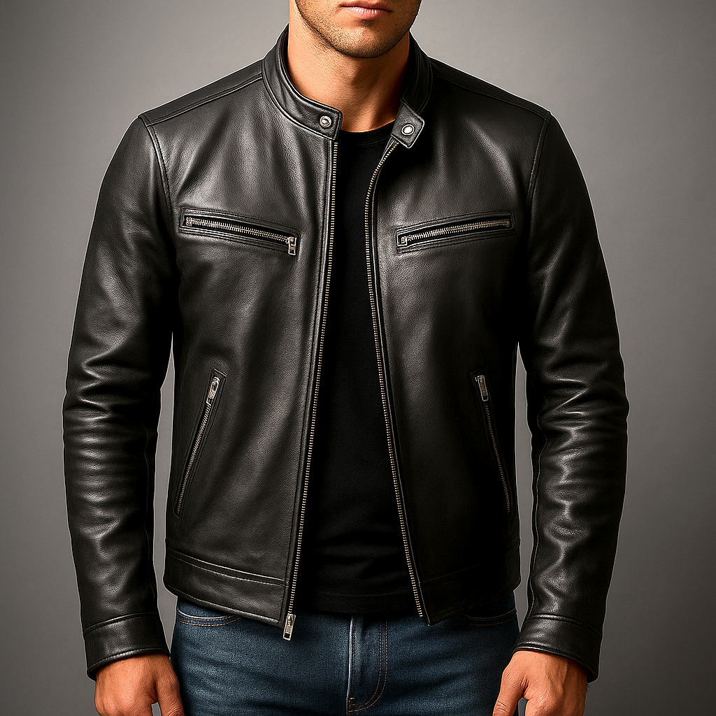 CLASSIC AND ELEGANT ZIP-UP JACKET FOR MEN