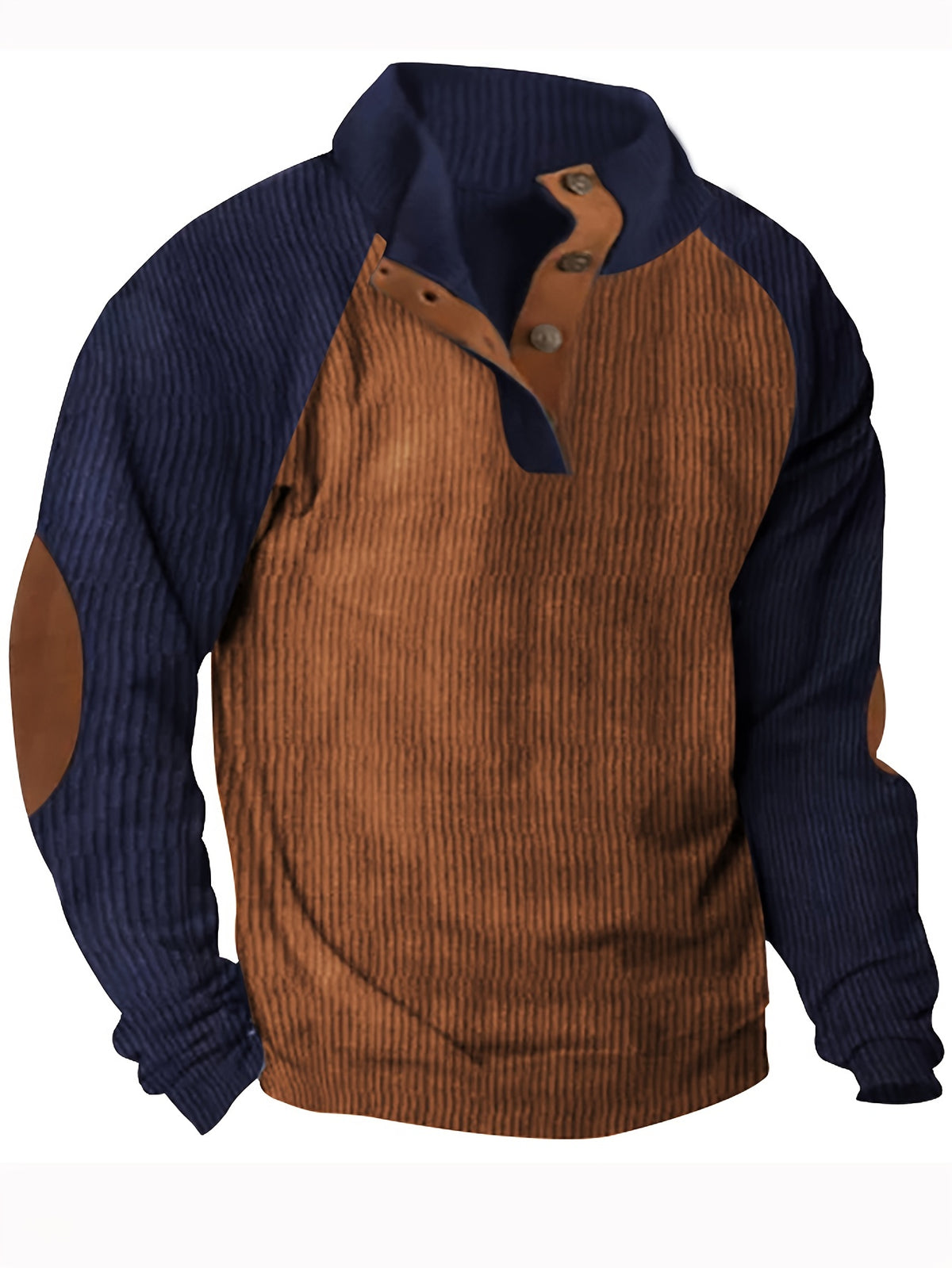 COLOR BLOCK KNIT SHIRT FOR MEN (VIP)