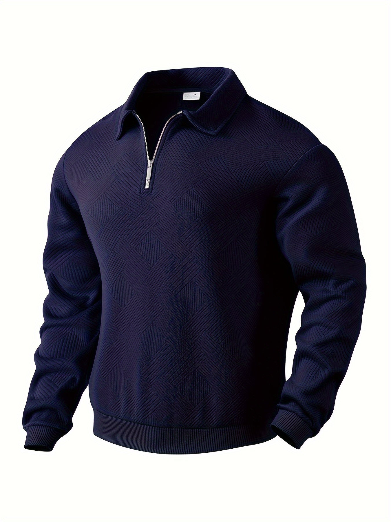 GEOMETRIC KNIT PULLOVER FOR MEN