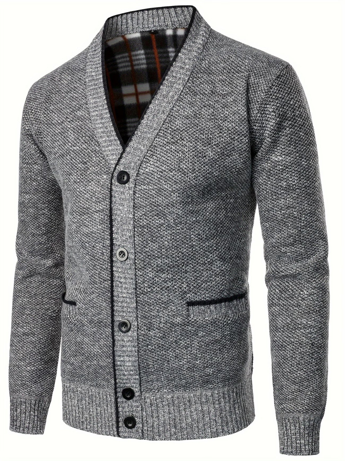FLEECE V NECK CARDIGAN FOR MEN (VIP)