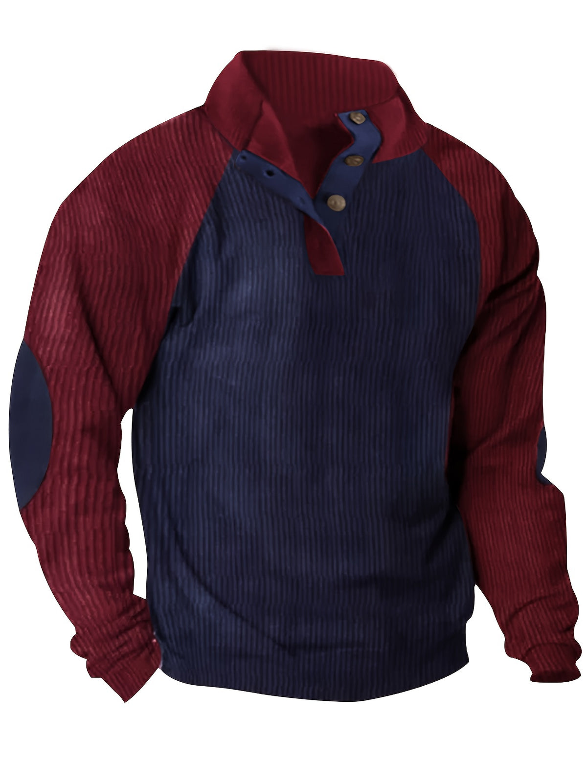 COLOR BLOCK KNIT SHIRT FOR MEN (VIP)