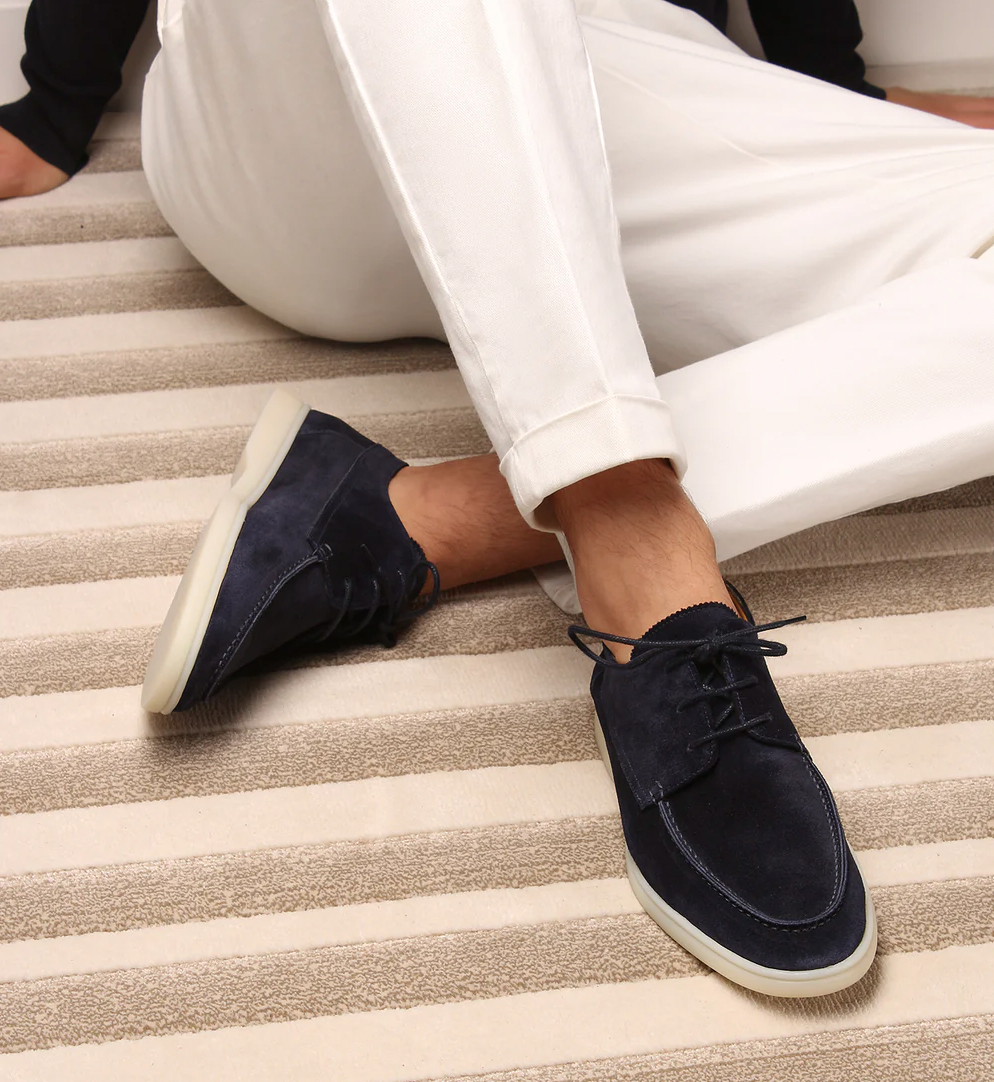 SUEDE BOAT SHOES FOR MEN