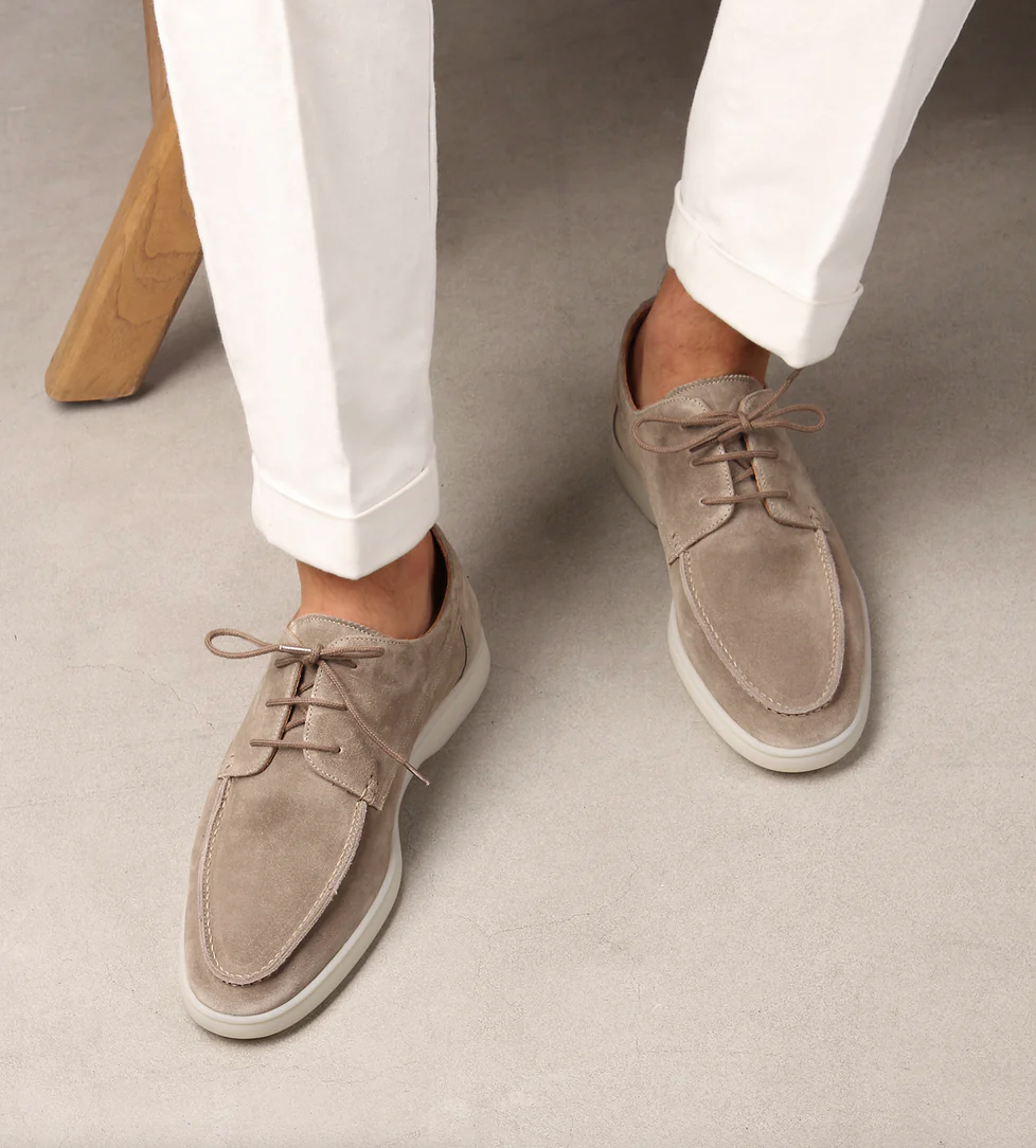 SUEDE BOAT SHOES FOR MEN