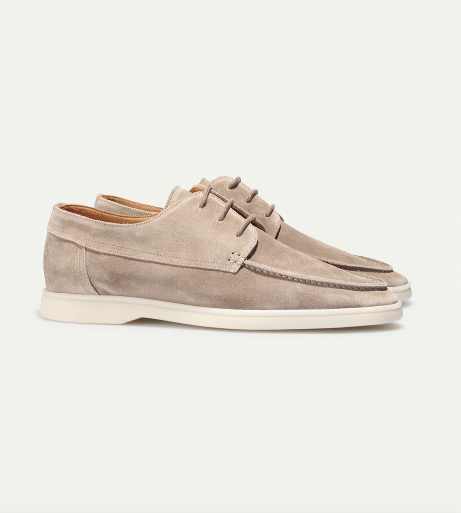 SUEDE BOAT SHOES FOR MEN