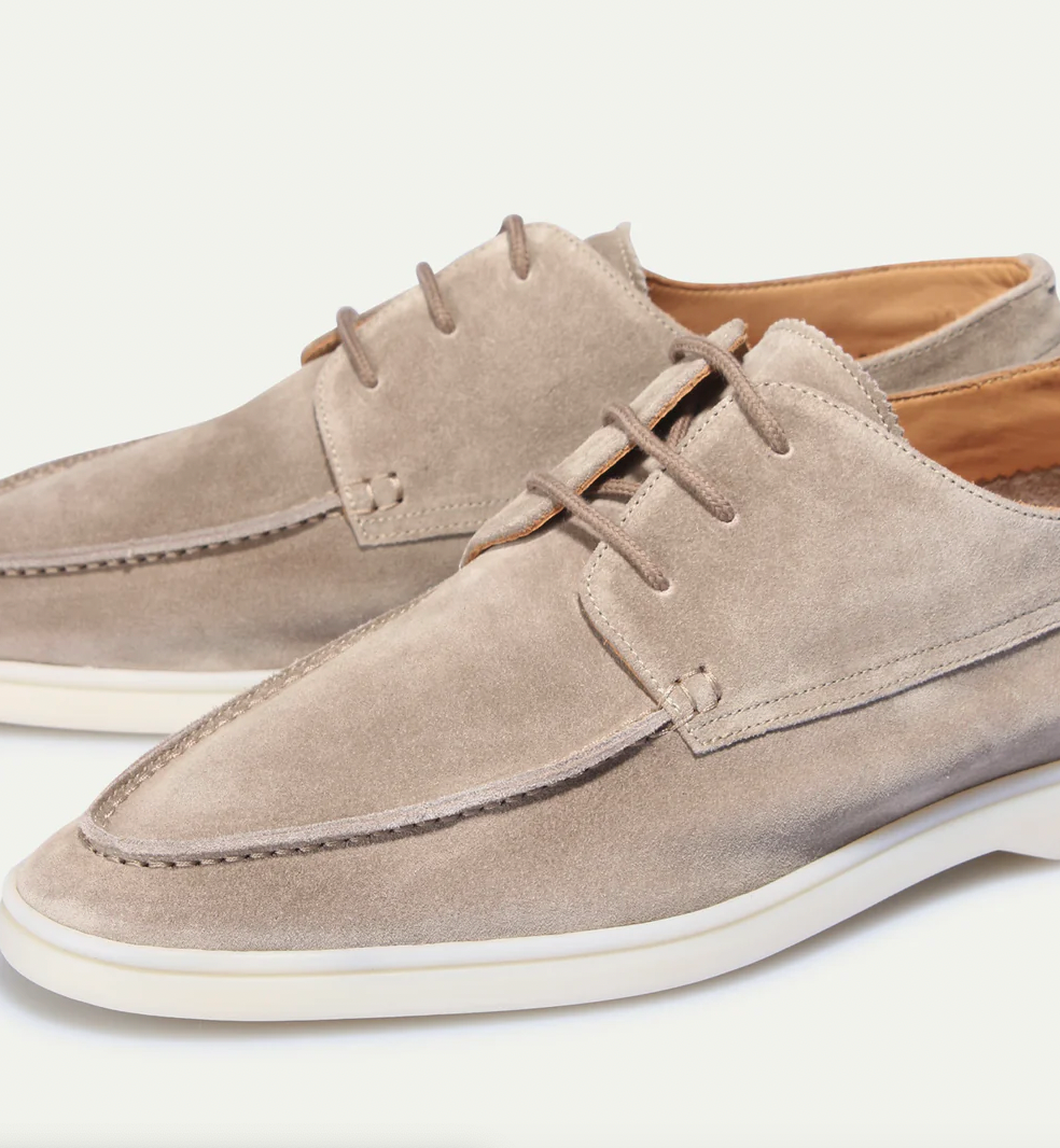 SUEDE BOAT SHOES FOR MEN