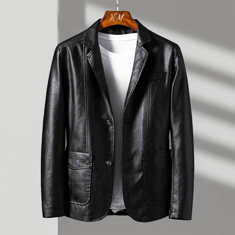 TAILORED LEATHER JACKET FOR MEN