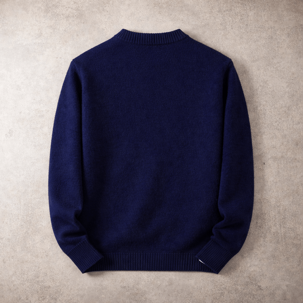 RIBBED CREWNECK SWEATER FOR MEN
