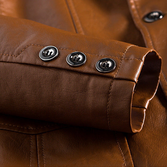 TAILORED LEATHER JACKET FOR MEN