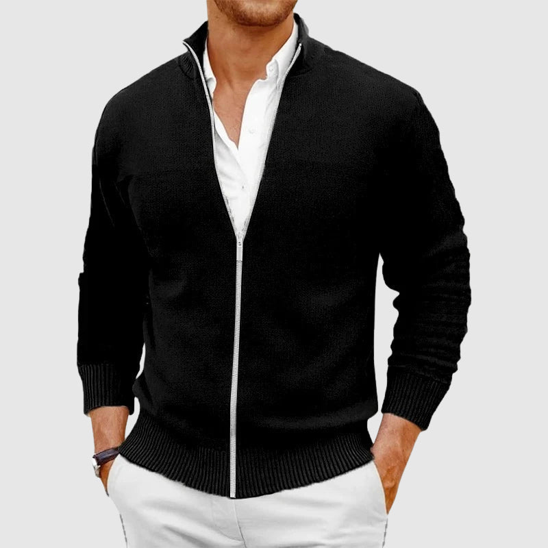 HARRISON OF CALIFORNIA | MEN'S ZIP-UP CARDIGAN