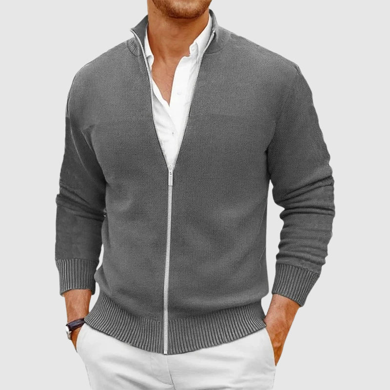 HARRISON OF CALIFORNIA | MEN'S ZIP-UP CARDIGAN