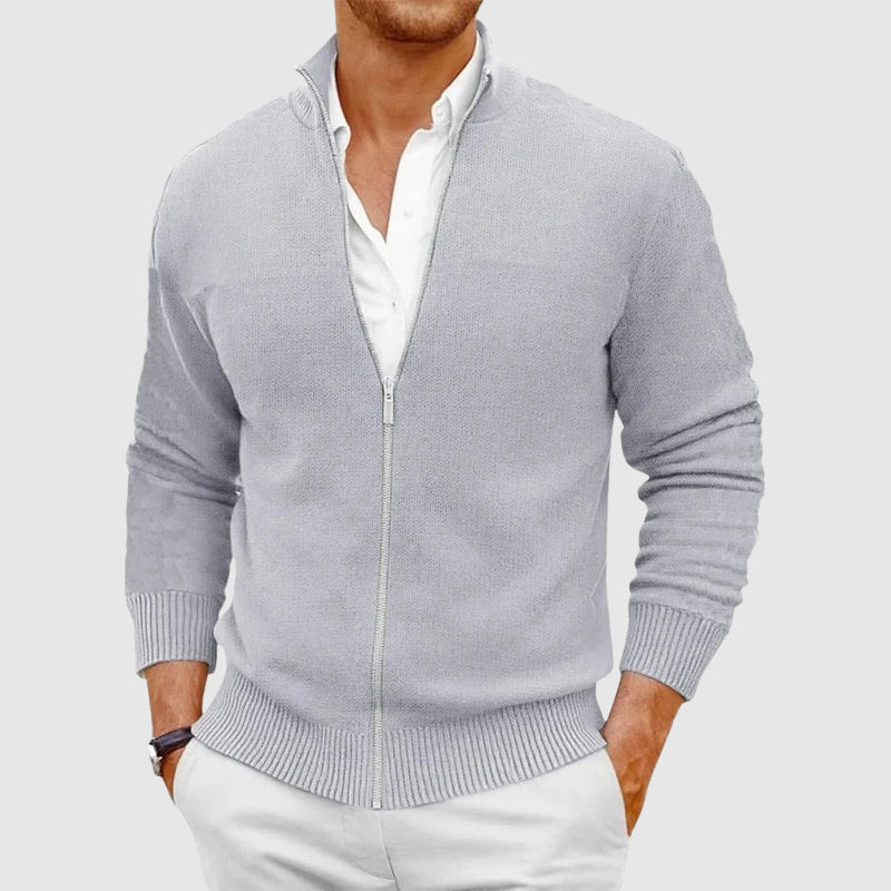 HARRISON OF CALIFORNIA | MEN'S ZIP-UP CARDIGAN