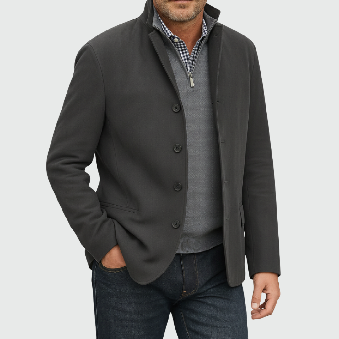 SUEDE BUTTON JACKET FOR MEN (VIP)