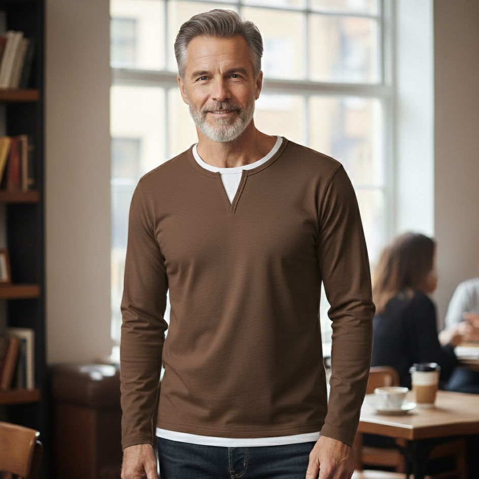 HARRISON OF CALIFORNIA | PREMIUM V-NECK SWEATER