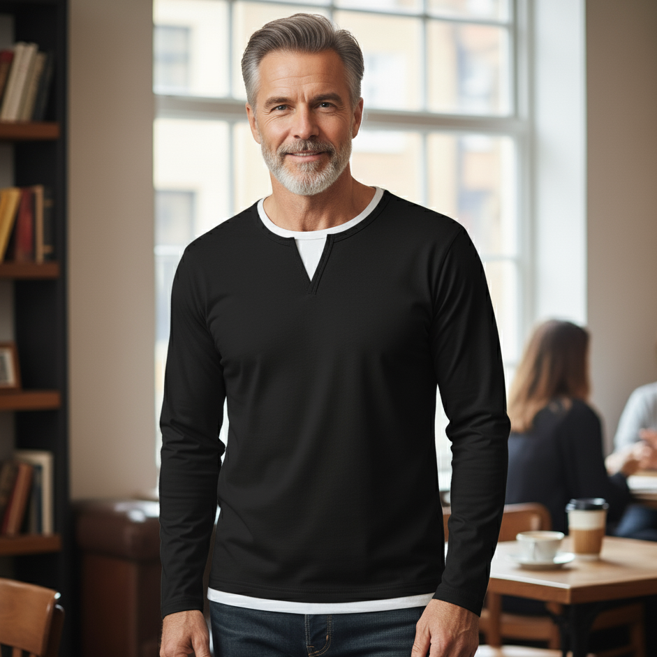 HARRISON OF CALIFORNIA | PREMIUM V-NECK SWEATER