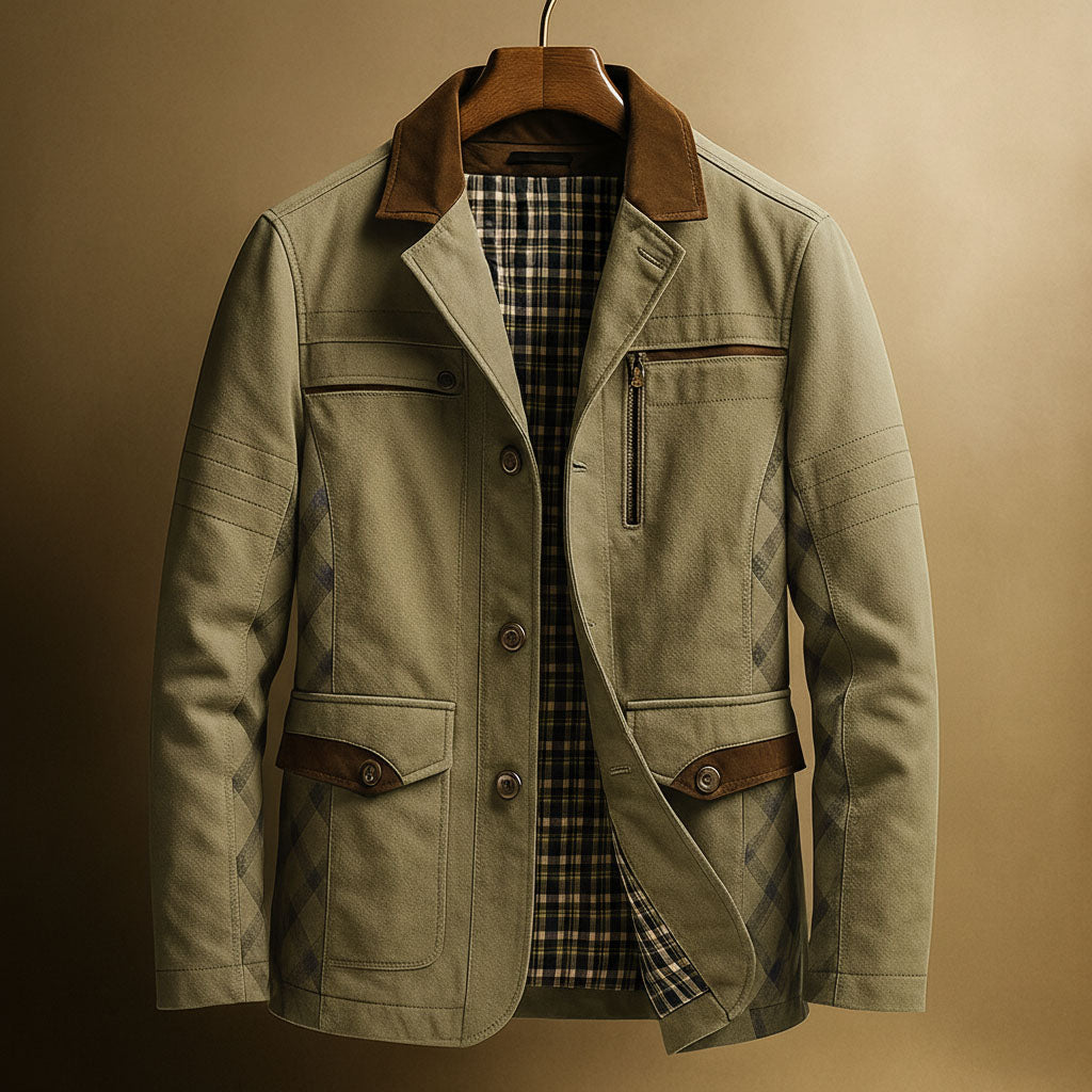 TWILL FIELD JACKET FOR MEN