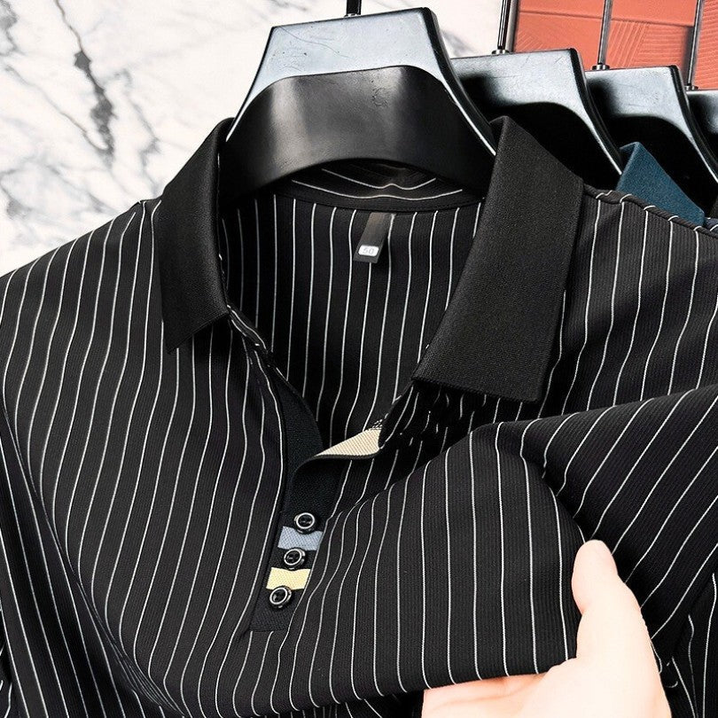 HARRISON OF CALIFORNIA | REFINED STRIPED POLO