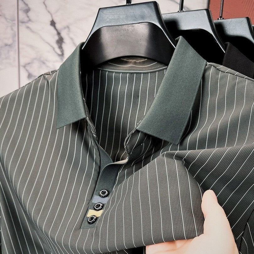 HARRISON OF CALIFORNIA | REFINED STRIPED POLO