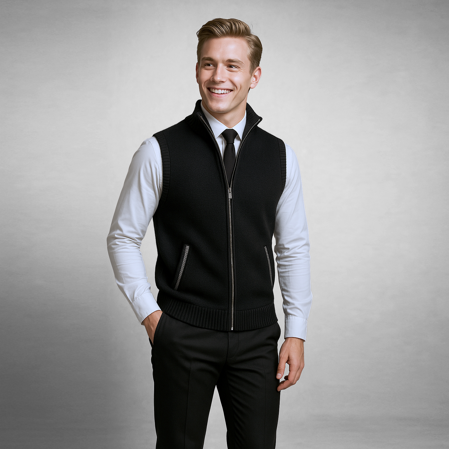 HARRISON OF CALIFORNIA | CASUAL WOOL VEST
