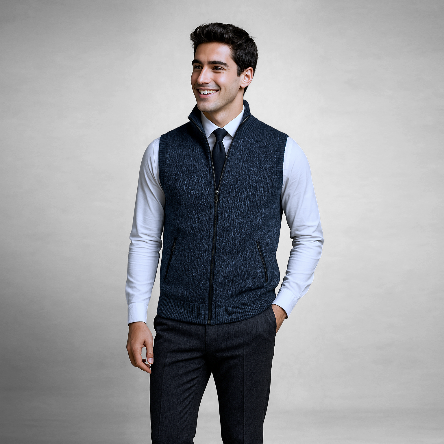 HARRISON OF CALIFORNIA | CASUAL WOOL VEST
