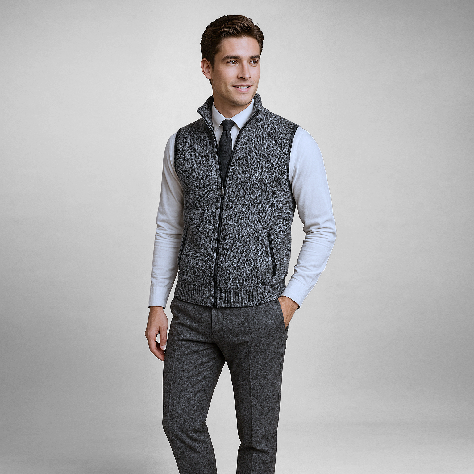 HARRISON OF CALIFORNIA | CASUAL WOOL VEST