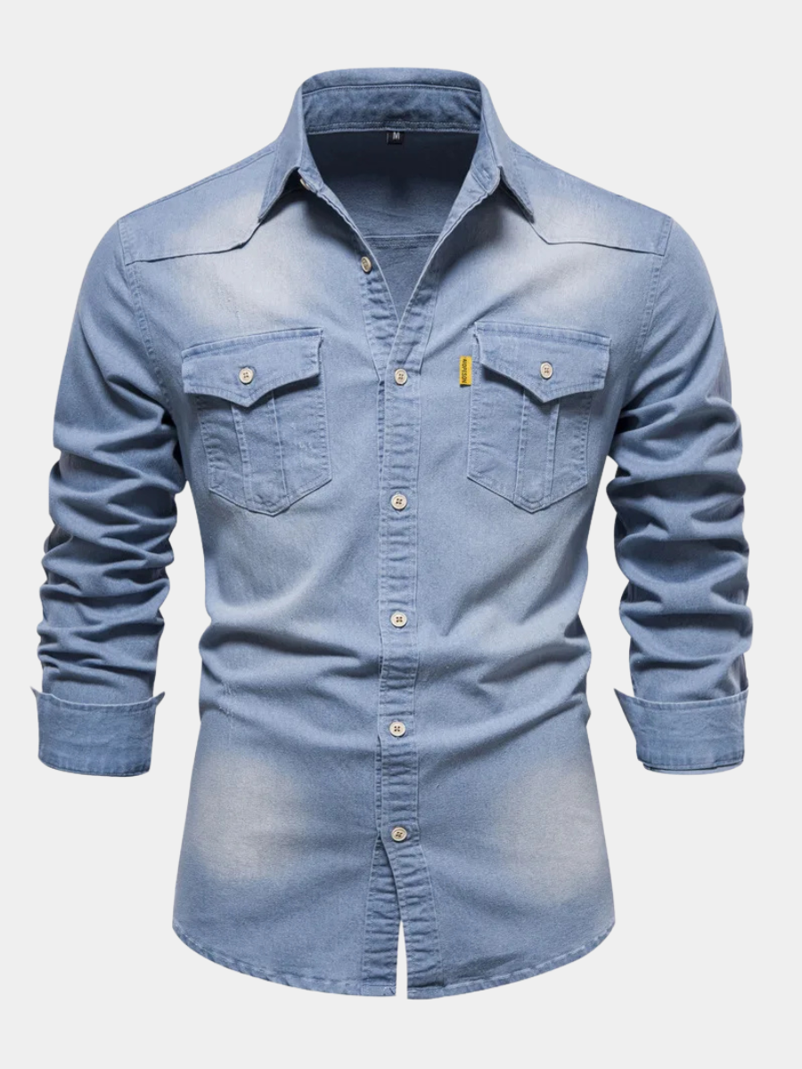 CLASSIC DENIM SHIRT FOR MEN