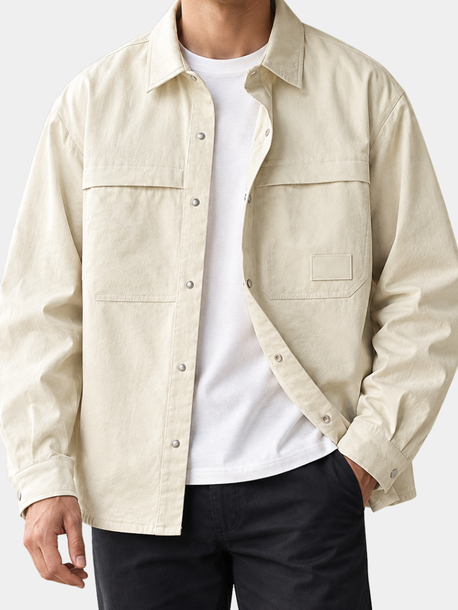 UTILITY SNAP BUTTON OVERSHIRT FOR MEN (VIP)