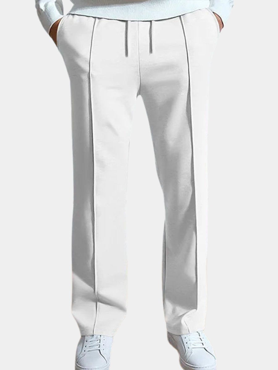 SLIM FIT DRAWSTRING TROUSERS FOR MEN