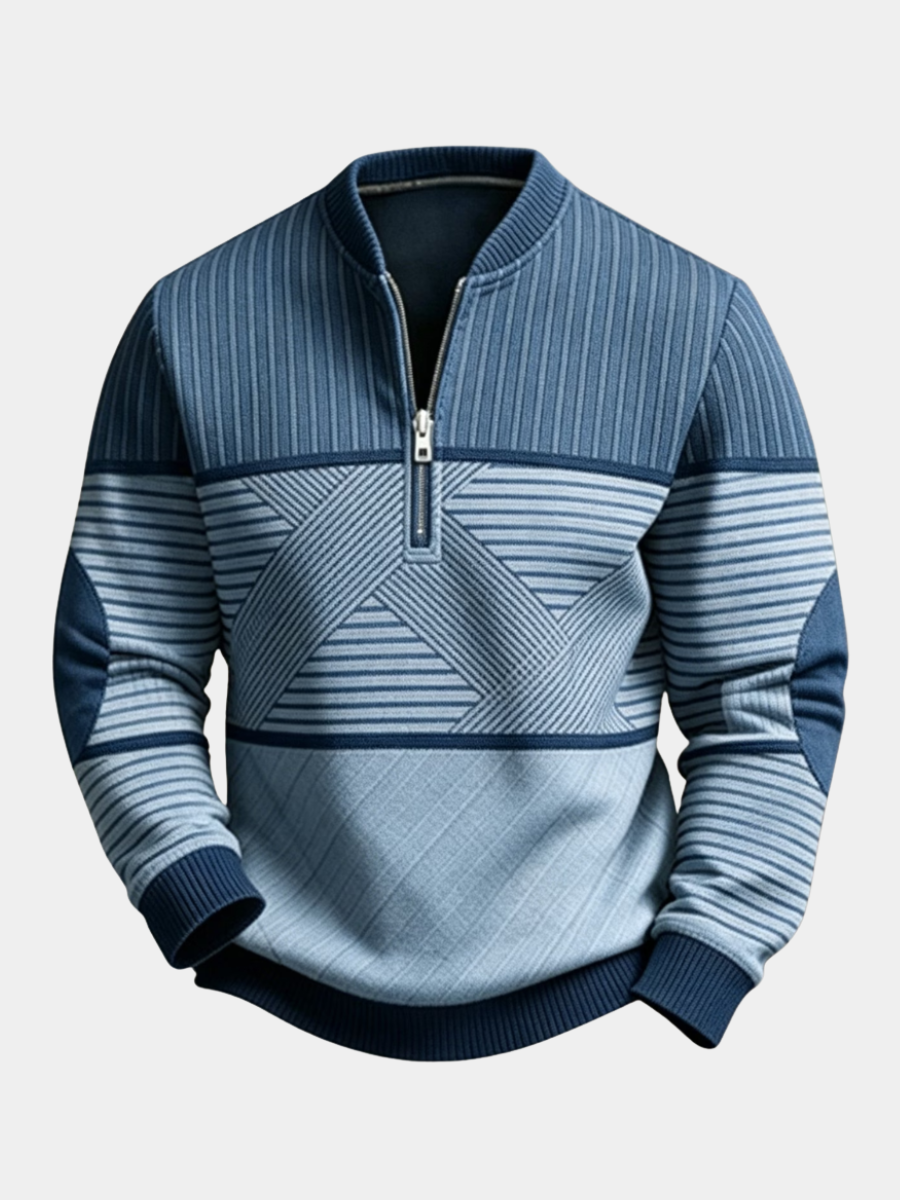 HALF-ZIP SWEATER FOR MEN