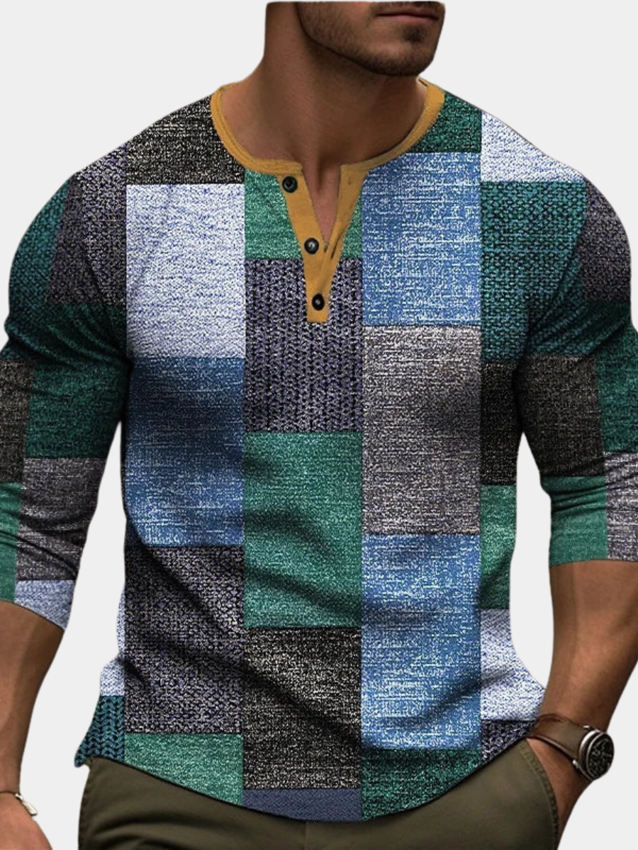 3D PRINTED LONG SLEEVE SHIRT FOR MEN (VIP)