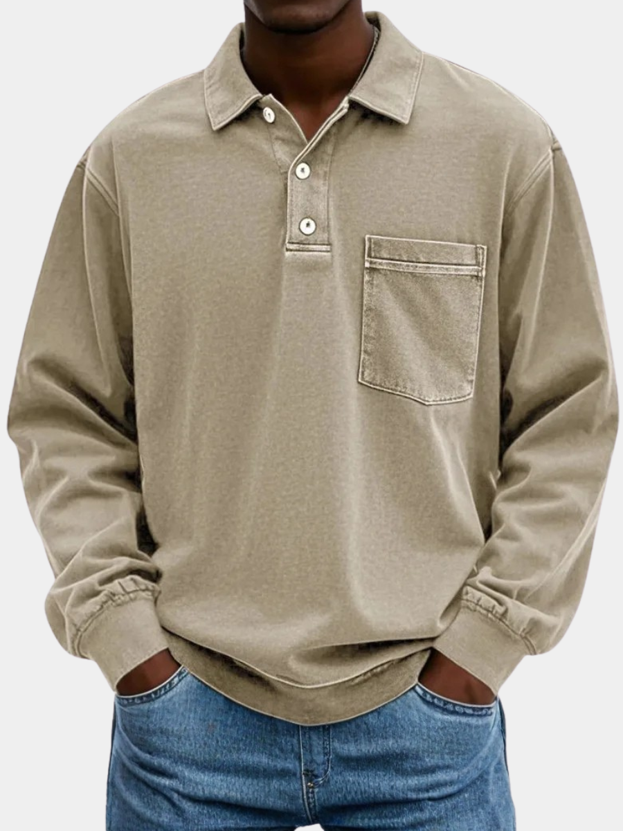 LONG SLEEVE POLO SHIRT FOR MEN (VIP)