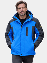 PLUSH LINED HOODED JACKET FOR MEN