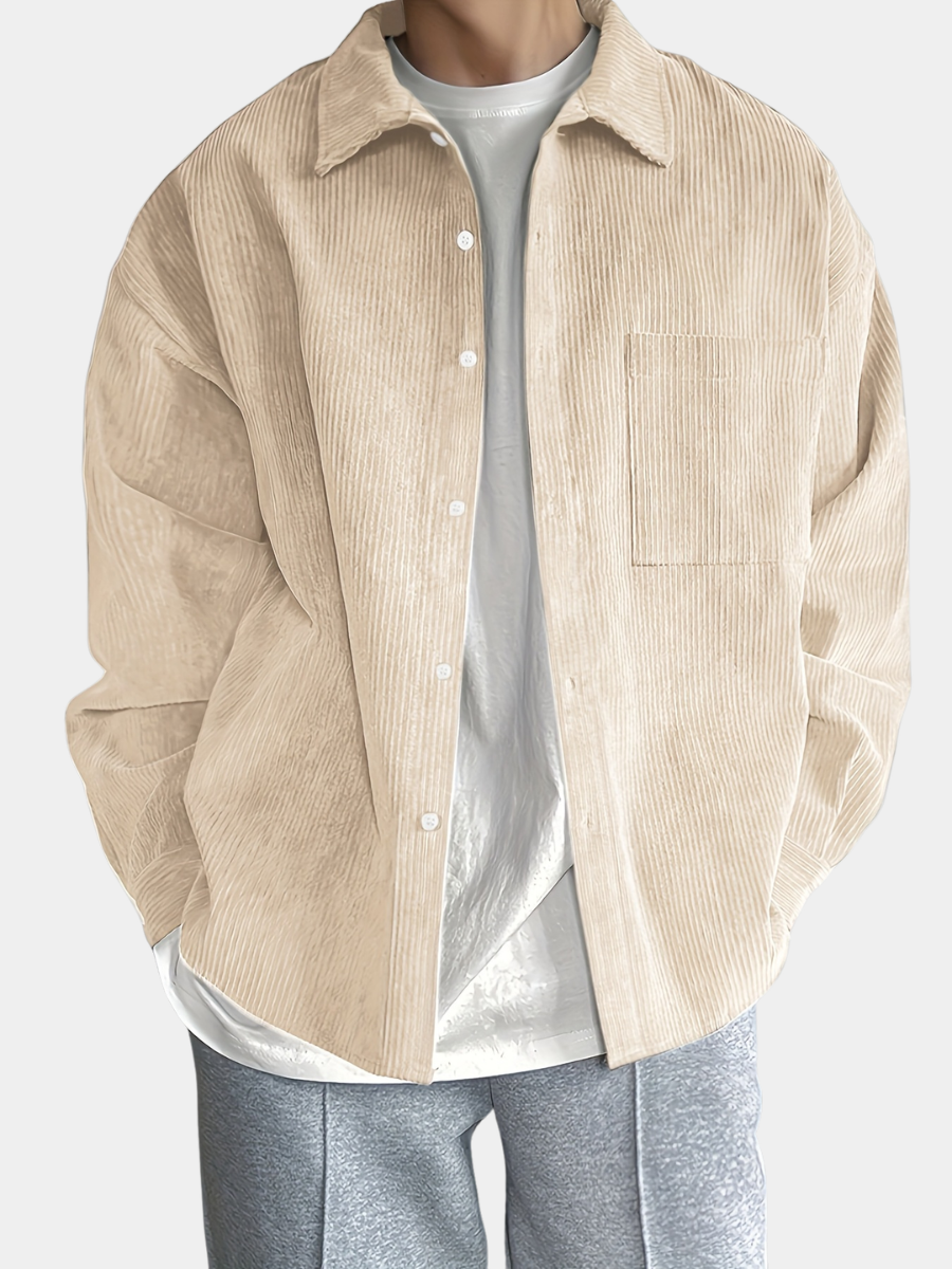 LOOSE LAPEL SHIRT FOR MEN