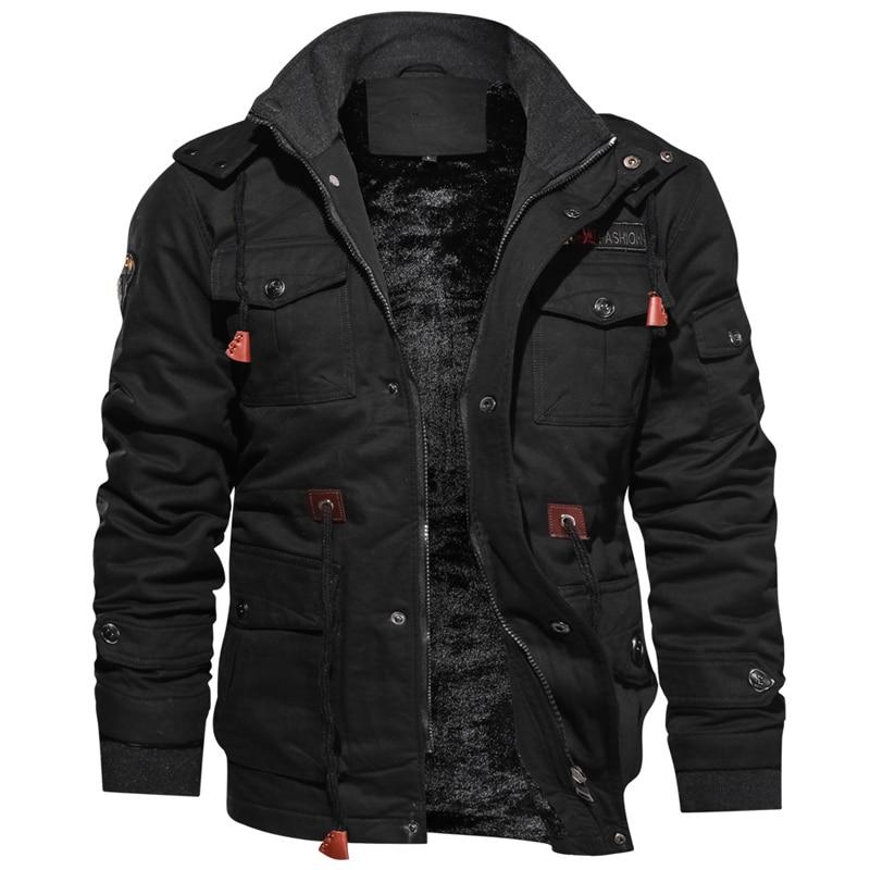 WINTER JACKET WITH SHERPA LINING FOR MEN