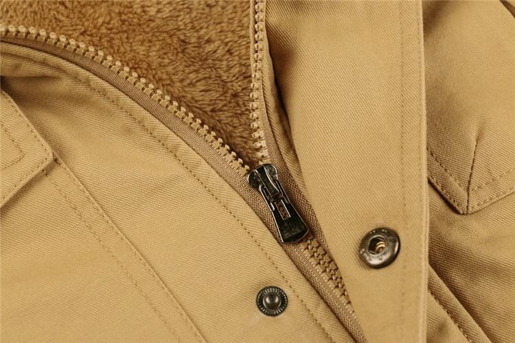 WINTER JACKET WITH SHERPA LINING FOR MEN
