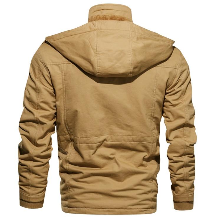 WINTER JACKET WITH SHERPA LINING FOR MEN