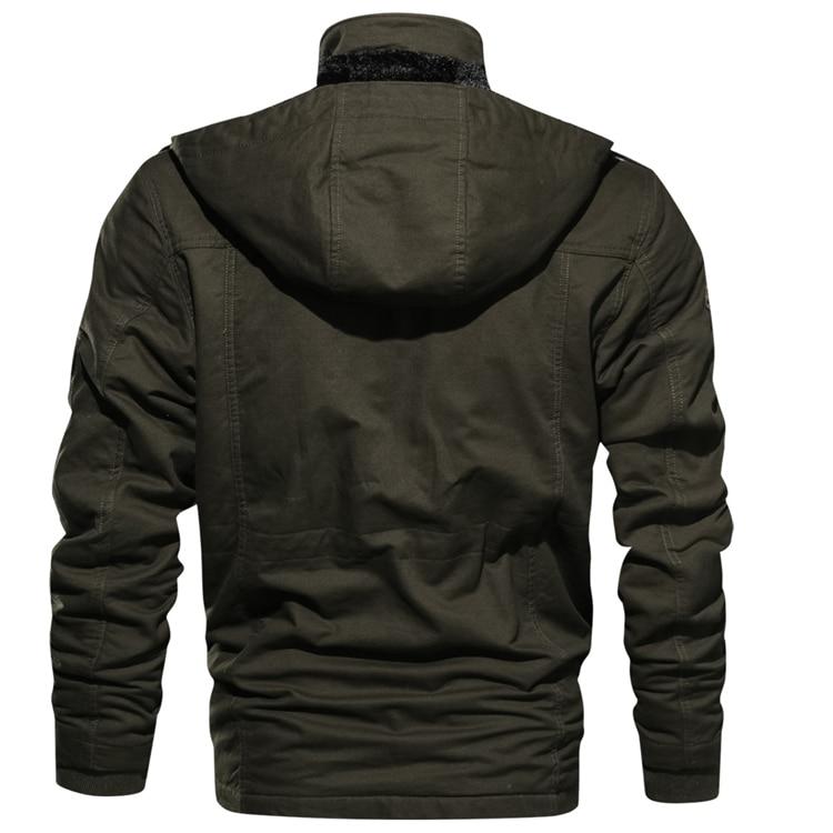 WINTER JACKET WITH SHERPA LINING FOR MEN