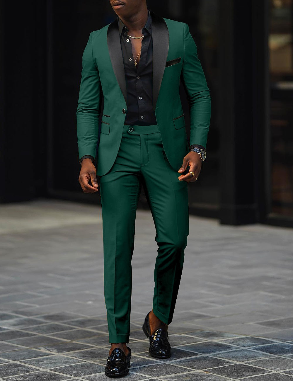 SINGLE BUTTON SUIT FOR MEN