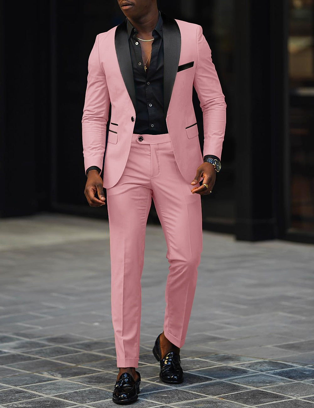 SINGLE BUTTON SUIT FOR MEN